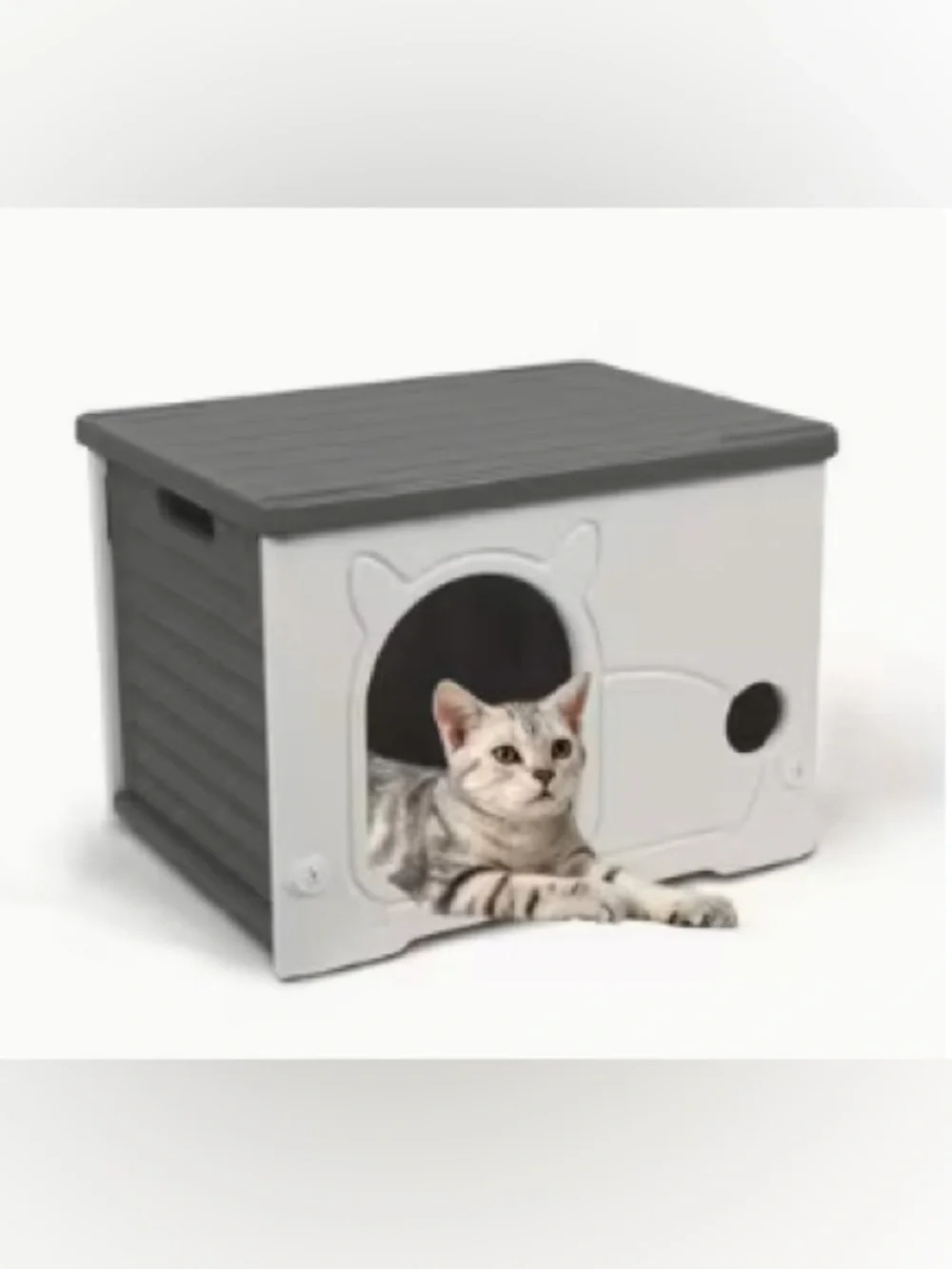 Modular Cream Cat Bed House - Cozy Indoor Hideaway